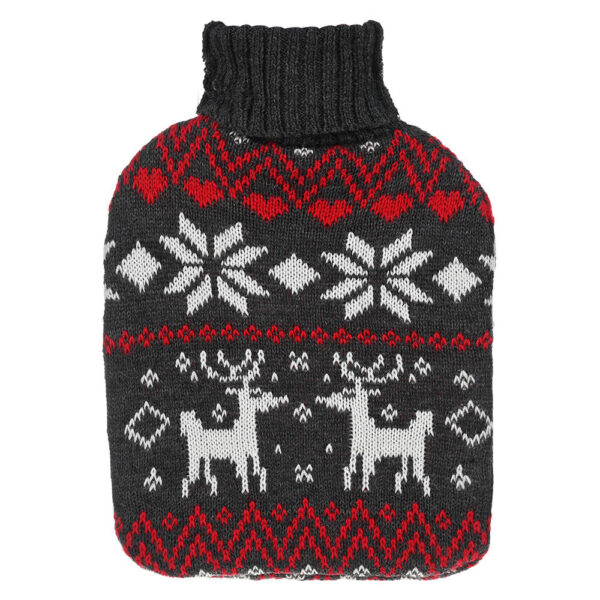 Christmas Knit Hot Water Bottle Cover