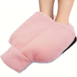 Reusable Hot Water Foot Warmer with Soft Plush Cover